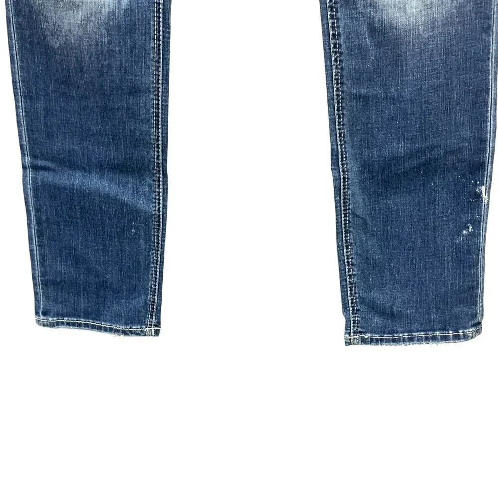Buckle Departwest Seeker Taper Stretch Jean MEN’S‎ 34×34 Medium Wash Distressed